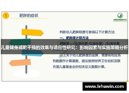 儿童健身减肥干预的效果与适应性研究：影响因素与实施策略分析